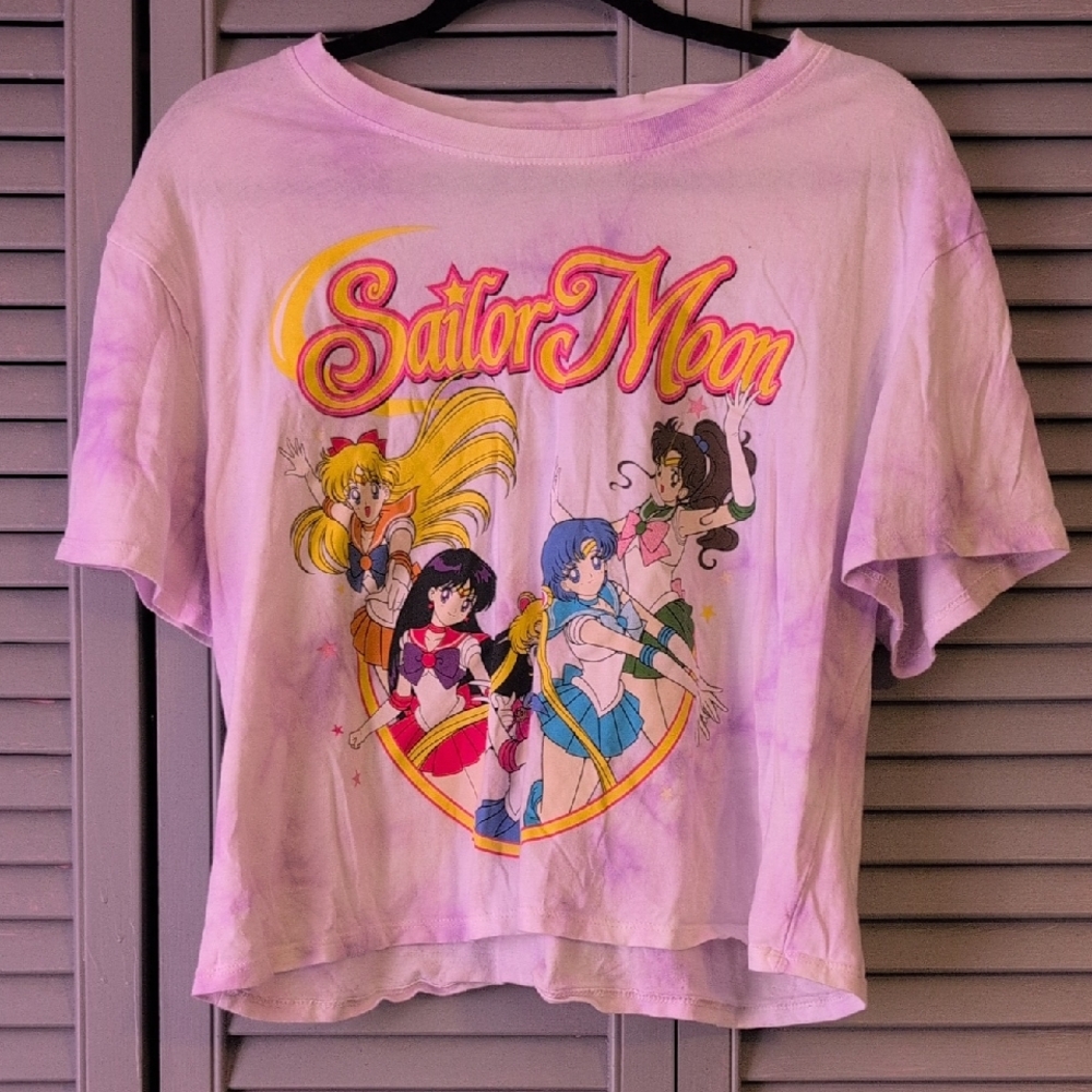 Sailor Moon Kids Purple Graphic T-Shirt
